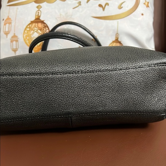 Coach Black metallic Leather hand Bag - Picture 7 of 16